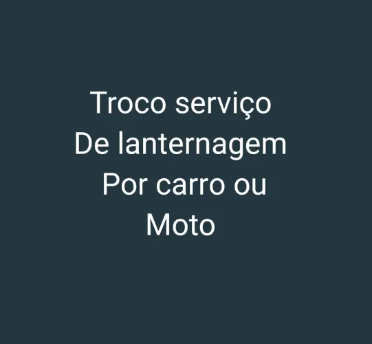 Pintura automotiva Pego carro ou moto como pagamento s