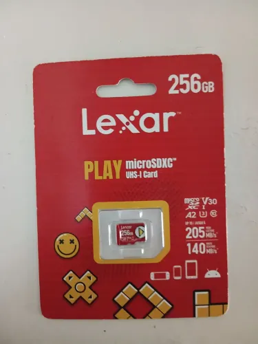 Cartão micro sd gamer lexar 256g
