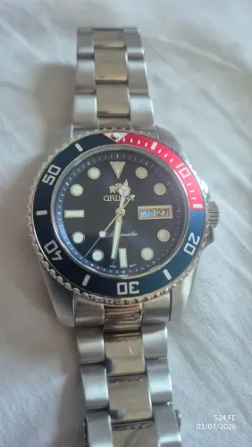 Relógio Orient Submariner Pepsi