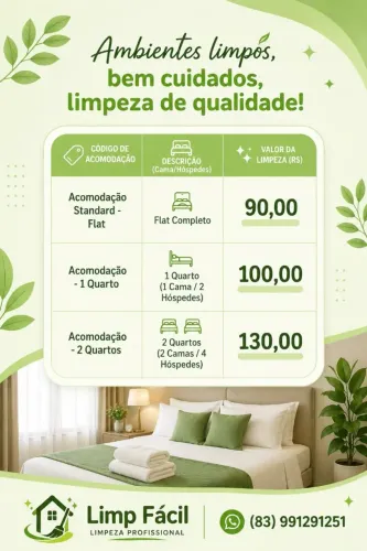 Limpeza de ambientes