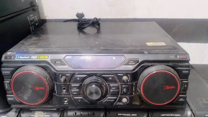 Som LG XBOOM 1800w + Caixas de SOM (defeito na placa fonte)