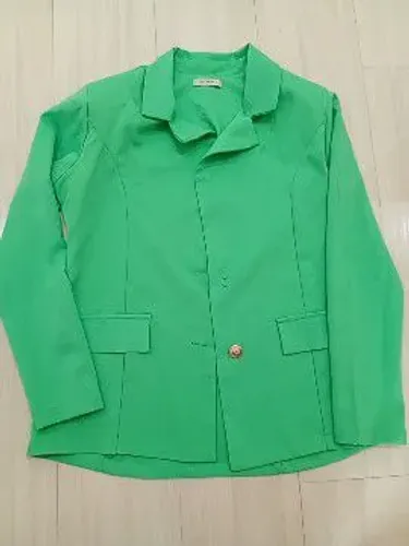 Blazer feminino verde, tamanho M