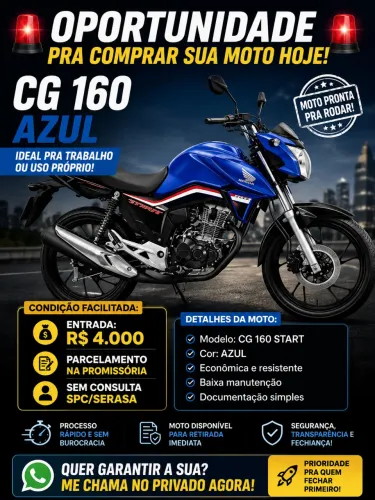 Compre sua moto mesmo com nome sujo