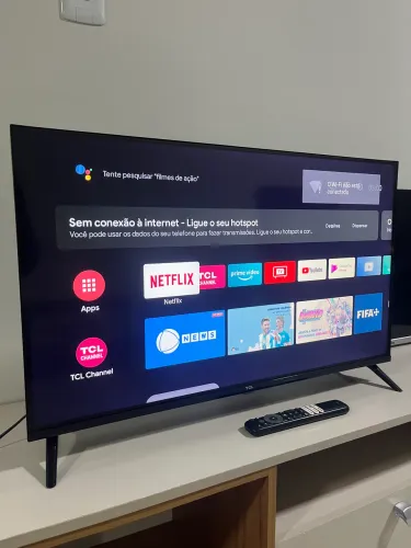 Televisão Smart 43 TV Android | TCL Completa com muito aplicativo