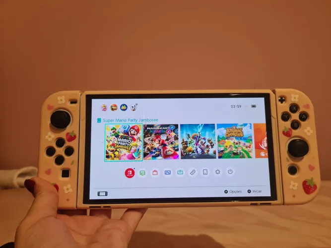 Nintendo Switch OLed + Jogos Completo