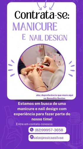 Precisamos de uma manicure