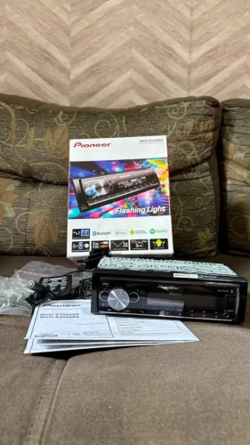 ? ?Som Veicular Pioneer MVH-X7000BR Bluetooth Completo (Caixa, Manual e Controle) ?