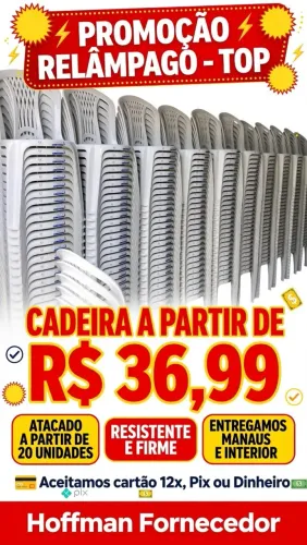 Cadeiras atacado e varejo 