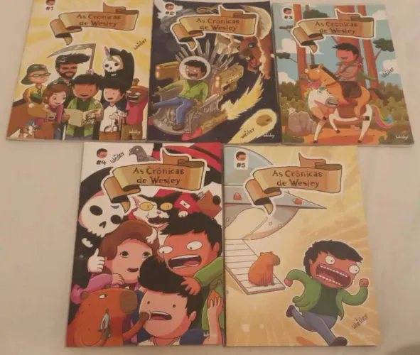 Livros As Crônicas de Wesley (1 ao 5)