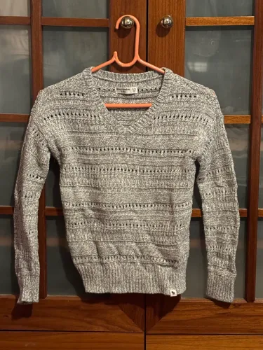 Suéter cinza infantil Abercrombie original