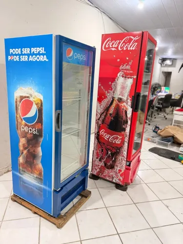 Frizer cervejeira geladeira Ambev coca cola