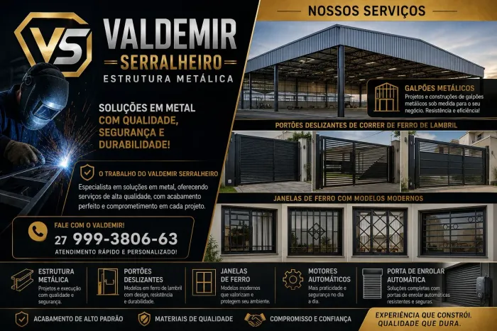 Tá na hora de fazer o seu galpão