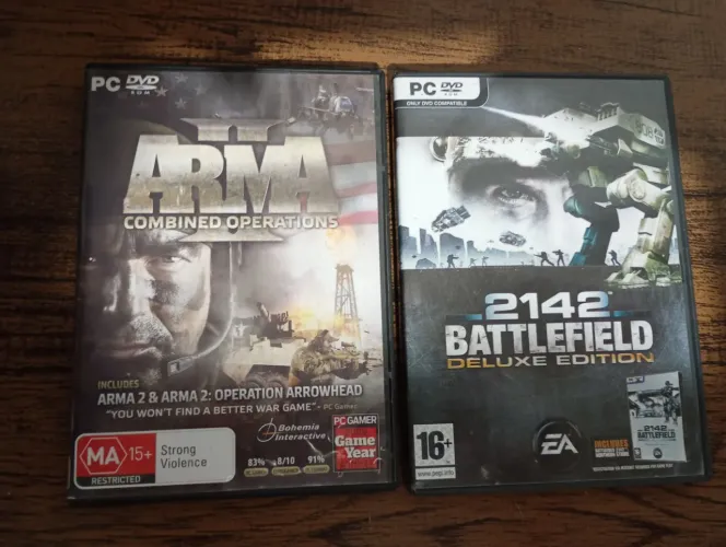Games PC - ArmA II CO + Battlefield 2142 (Originais)