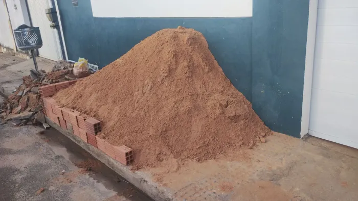 Areia ( valor negociável) para retirada