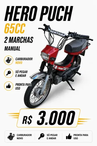 Moto hero puch 65cc 