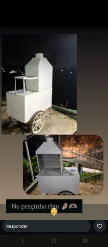 Vende-se carro de churrasco