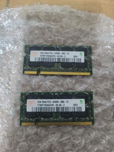 Vendo par de memória RAM notebook ddr2 4GB funcionando perfeitamente