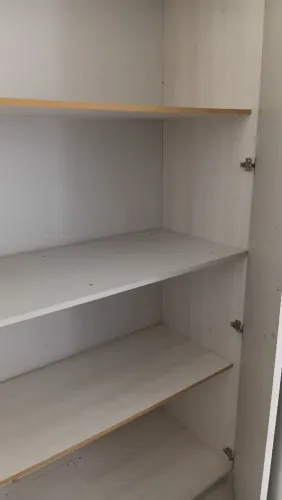 Armario Organizador MDF branca/cinza