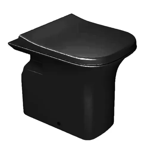 Bacia Convencional POLO Ebano (Preto) Brilhante P41.17 DECA