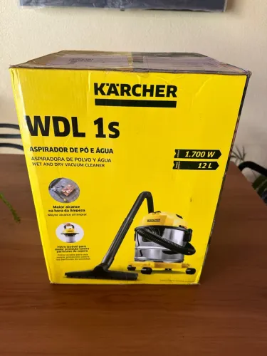 Aspirador de Pó e Água Karcher 12L 1700W