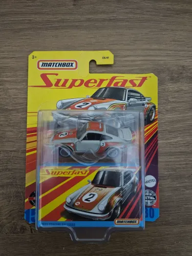 Matchbox 80' Porsche 911 Turbo Superfast Cinza