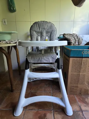 Cadeira de Alimentação Alta Grafite Galzerano<br>