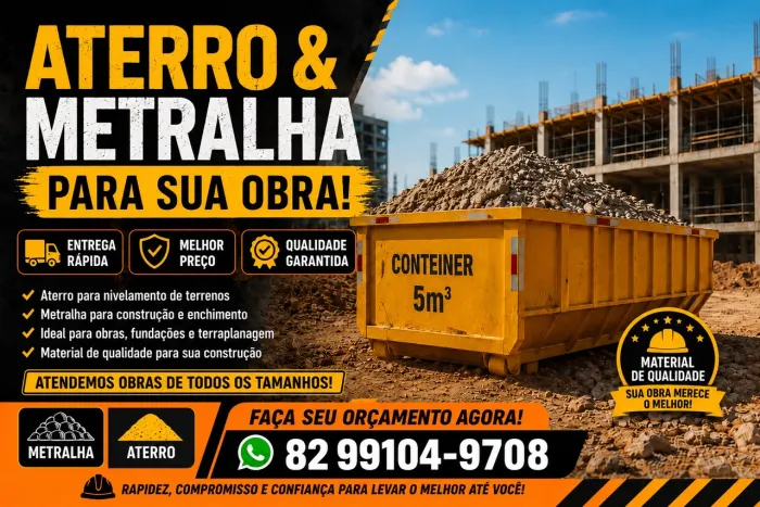 ATERRO E METRALHA !!