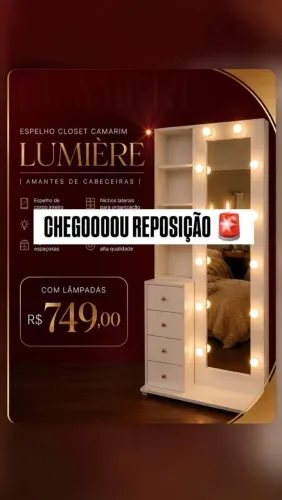ESPELHO CLOSET CAMARIM