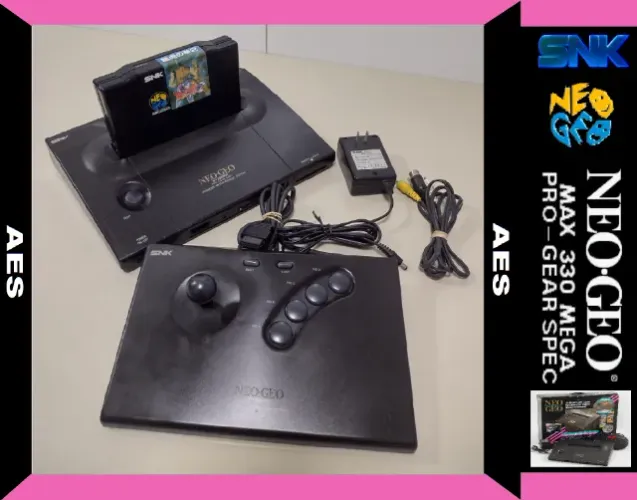 Console Snk Neo Geo Aes Muito Bem Conservado Com 1 Jogo