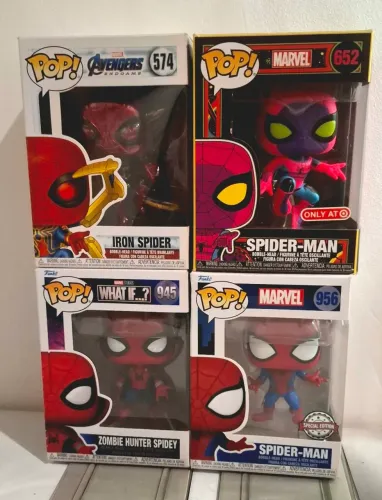 Funko Pops Homem Aranha - Lote