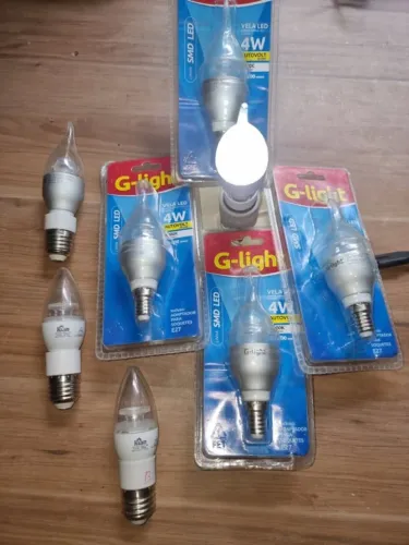 kit 8 lampadas branca led vela lustre timbo sc entrego