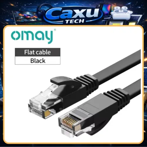Cabo de Rede Cat6 Flat 2 Metros - Internet Rápida