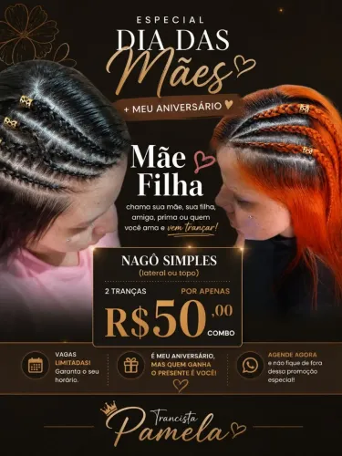 Promoção de trança nagô