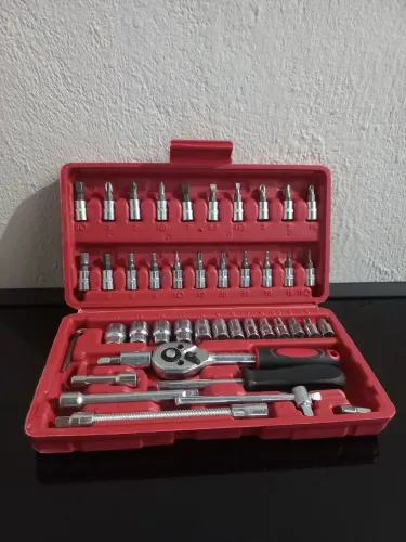Kit de Ferramentas Soquetes 46 Pçs *NOVO*