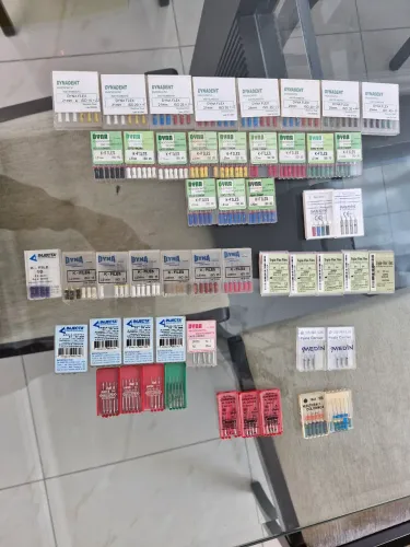 Lote limas e materiais para endodontia e odontologia