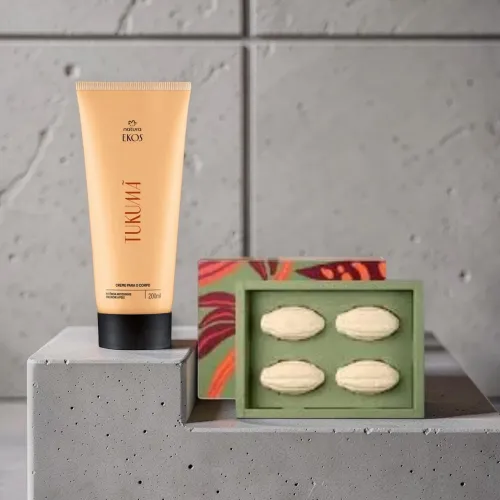 Kit Presente Natura Ekos Tukumã e Cacau
