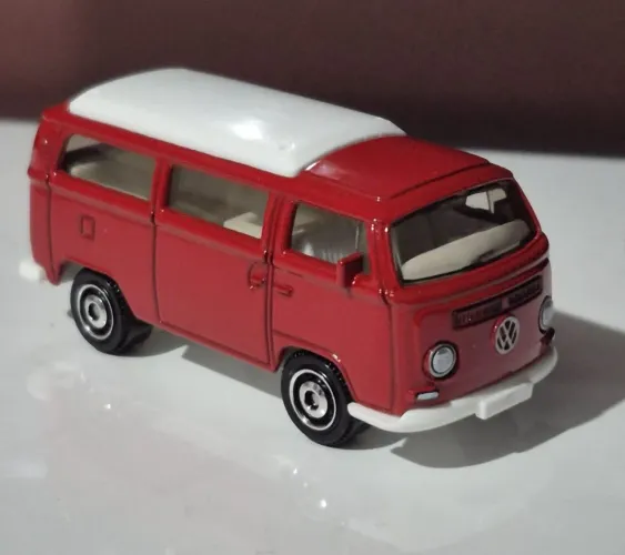 Miniatura Matchbox VW Kombi Vermelha 1:64 Loose Novo