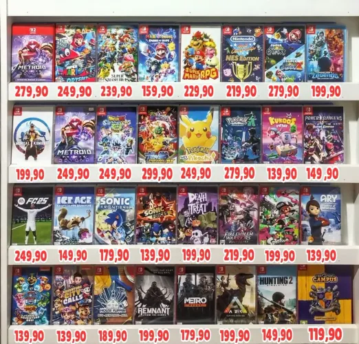 Jogos Nintendo Switch Usados (Aceitamos seu jogo usado como pagamento)