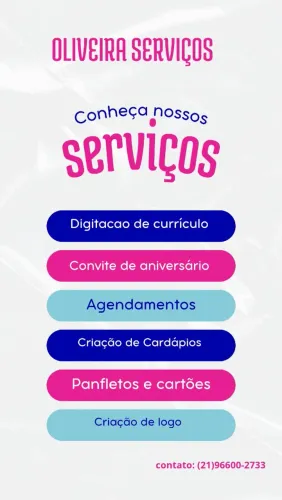 Serviços de digitação 
