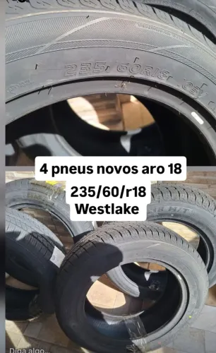 4 pneus westlake tamanho 235/60/r18