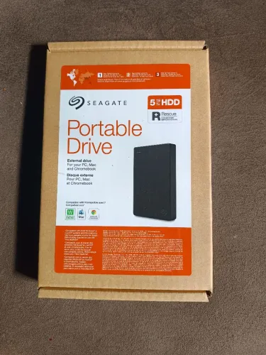 HD Seagate 5TB, Novo e Lacrado