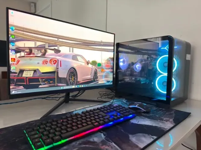 Troco Vendo Pc Gamer Completo Amd Ryzen 5-5600 /16g /ssd512+500TB/ Rtx 2060  topp