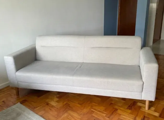 Sofá moderno 3 lugares excelente estado