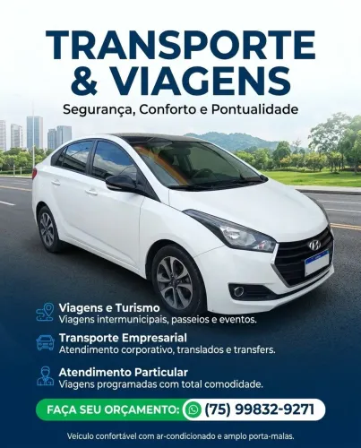Transporte Executivo, Viagens e Atendimento Empresarial em Sedan