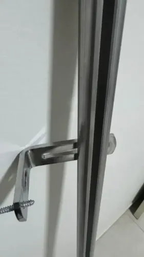 Varão para cortina trilho suíço 1,25m metal