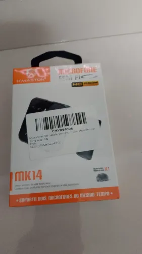 Microfone Sem Fio Tipo-c Lapela Celular Profissional Android Cor MK14 Hmaston