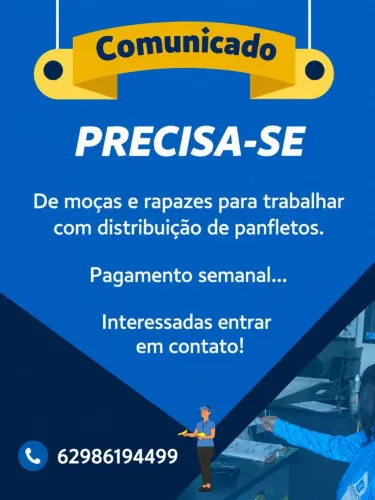 Vaga Panfletagem<br>https://wa.me/ *<br>