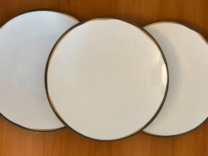 Conj. 4 Pratos Rasos Tramontina Porcelana Canyon 25cm