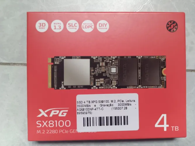 Nvme 4tb Adata XPG
