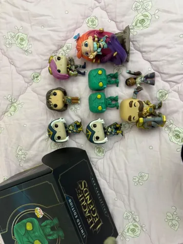 Conjunto Vi, Ashe, Braun e Amumu, + caixa especial Amumu